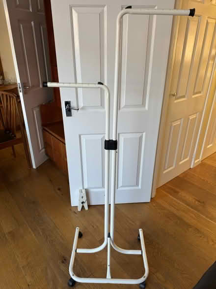 Photo of free Lightweight folding clothes rail (Wood Farm) #3