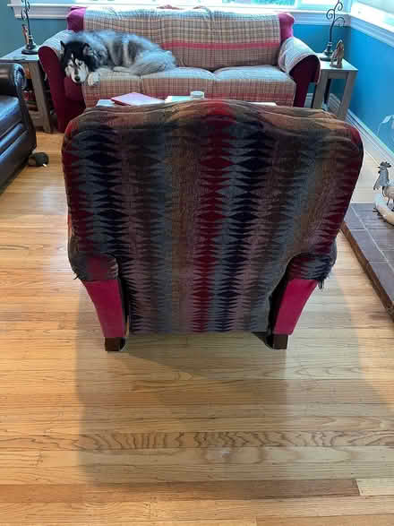 Photo of free Worn Lazy Boy Sofa and Recliner (May Hills) #4