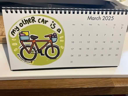 Photo of free 2025 permaculture desk calendar (Emerson’s Green BS16) #2