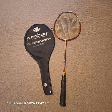 Photo of free Carlton Badminton Racquet and Cover (Langdown SO45) #1