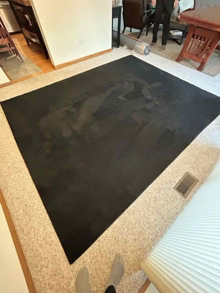 Photo of free 8 by 10 black rug (Lake Arlington) #2