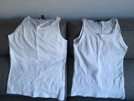 Photo of free Martial arts gi plus two vest tops (Shrewsbury) #2