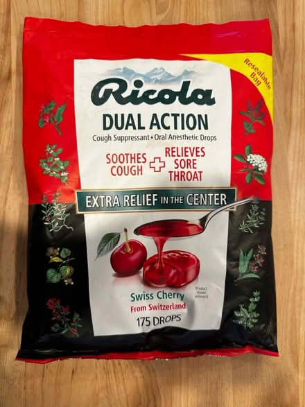 Photo of free Ricola Dual Action Cough drops (Albany, NY) #1