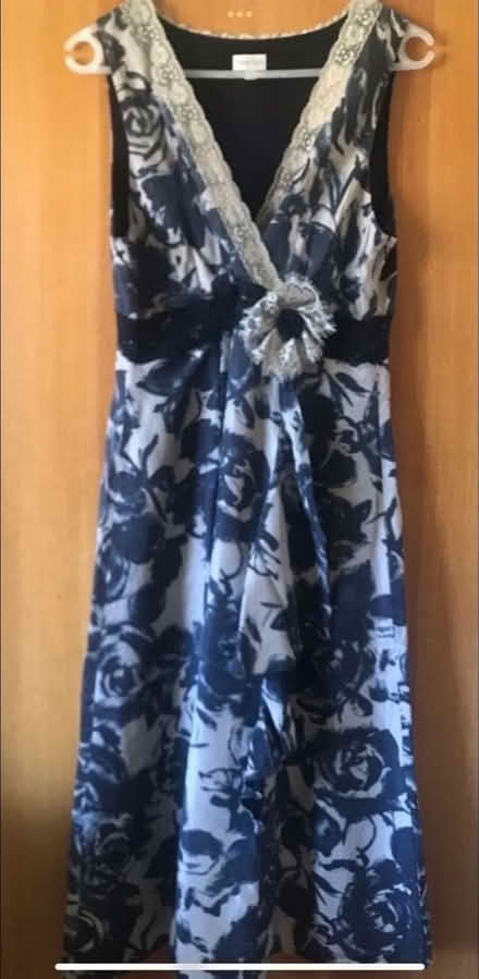 Photo of free Silk dress, size 14 (Hadleigh SS7) #1
