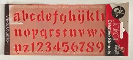Photo of free Stencil Sheet (Letters) (Kentwood RG30) #1