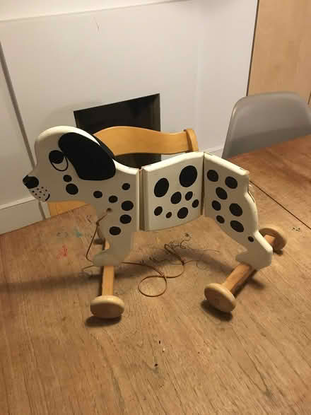 Photo of free Wooden dog on wheels (Kilburn NW6) #1