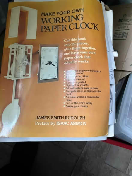 Photo of free "make your own working paper clock" (Waterlooville PO7) #1