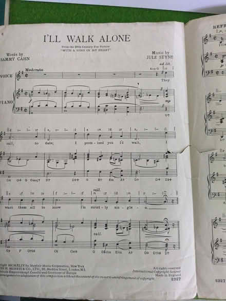 Photo of free Vintage Music Sheet - collectors (Coombe Bissett SP5) #2