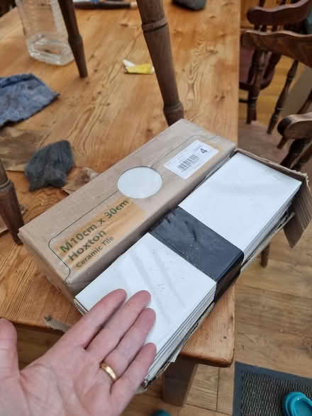 Photo of free 30 White tiles (Ilford) #2