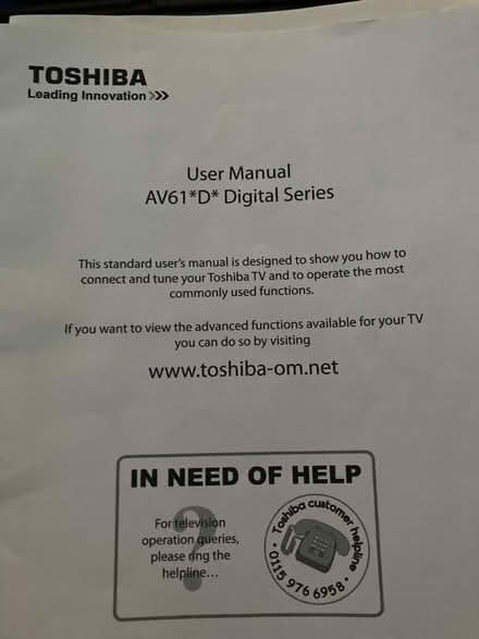 Photo of free Toshiba 17” TV (KT2 North Kingston) #2