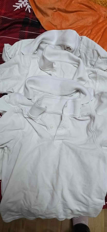 Photo of free White Polo Shirts (George 6-7) (Cumbernauld) #1