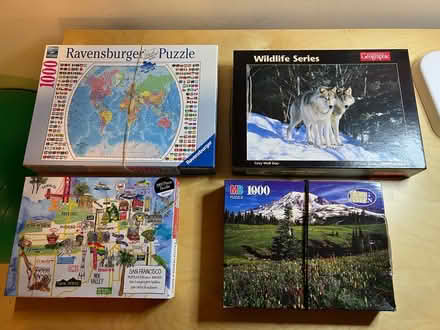 Photo of free 1,000 piece puzzles (Bothell - Canyon Park) #1