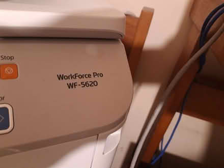 Photo of free Epson WorkForce Pro WF 5620 with partially blocked printhead (Purley CR8) #4