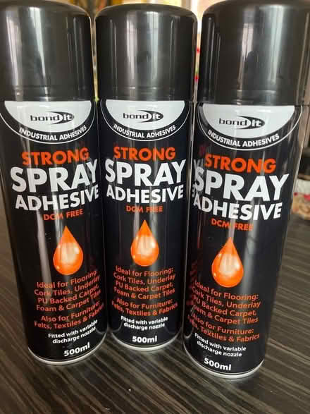Photo of free 3 Cans Strong Spray Adhesive (Great Eccleston PR3) #1