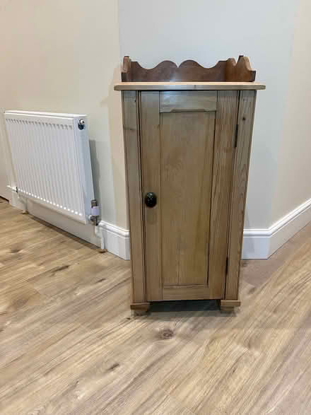 Photo of free Antique bedside table, pine (Chiswick W4) #1