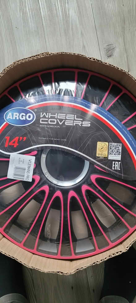 Photo of free Black and Pink Wheel Trims (Oxton CH43) #1