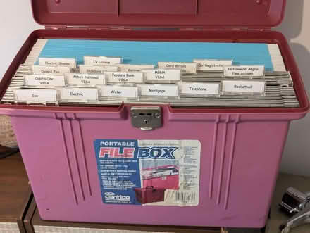 Photo of free A4 file box (Dogsthorpe, Peterborough.) #1