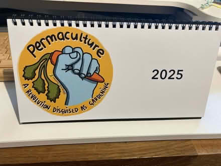 Photo of free 2025 permaculture desk calendar (Emerson’s Green BS16) #1