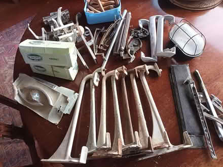 Photo of free Assorted door handles etc (Cwmbach Llechrhyd LD2) #1