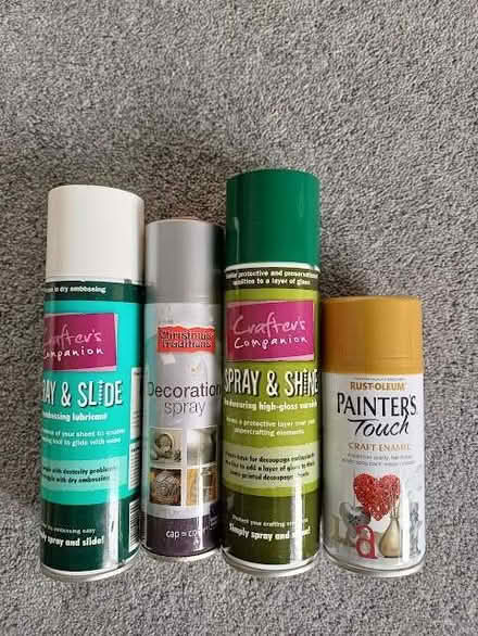 Photo of free Crafting sprays (Sutton Lane Ends SK11) #1
