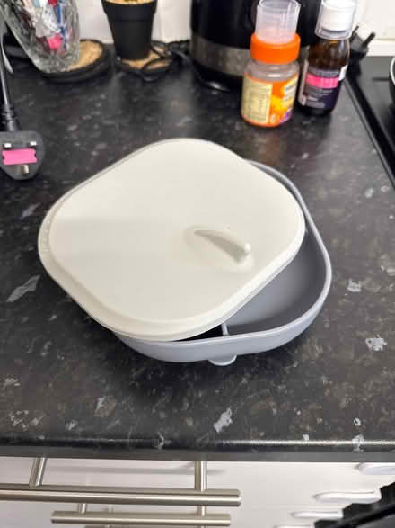 Photo of free Baby weaning suction plate with lid (Plaistow) #3