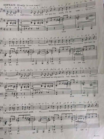 Photo of free Vintage Music Sheet - collectors (Coombe Bissett SP5) #4