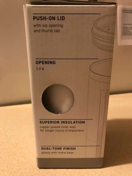 Photo of free Thermally buffered drink cups (College Town GU47) #2
