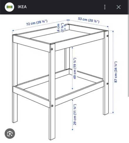 Photo of free Changing table (Romford RM2) #2