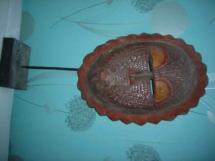 Photo of free Wooden mask on a stand. (Whoberley CV4) #1