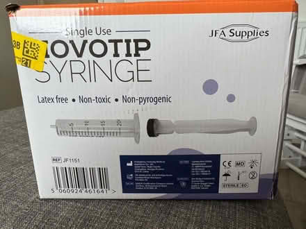 Photo of free Single use syringes (20ml) (LU5) #1