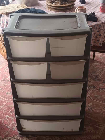 Photo of free plastic storage unit (Cwmbach Llechrhyd LD2) #1