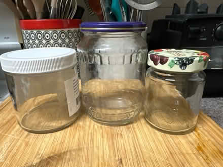 Photo of free 3 glass jars (Clinton Hill, Brooklyn) #1