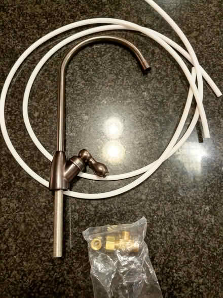 Photo of free Bronze filtered water faucet (Hunter Ln & Spring Valley Rd) #1
