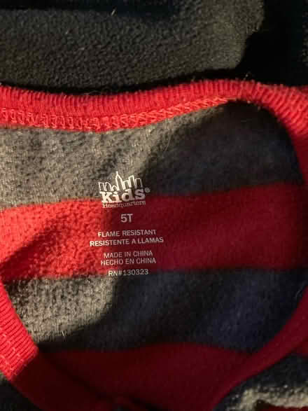 Photo of free Boys fleece footie pjs (Woodfield Rd & Airpark) #2