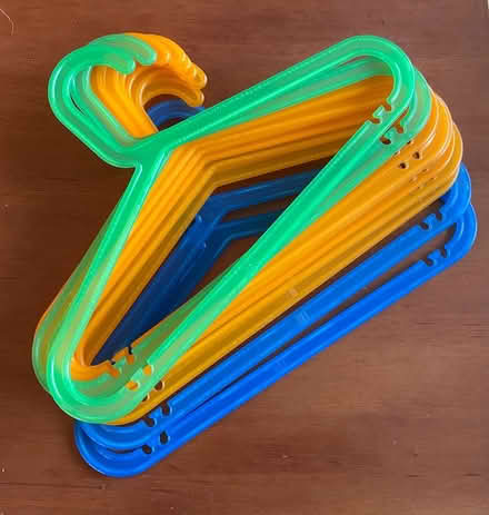 Photo of free 10 kid clothes hangers (Sevenoaks, near Station) #1