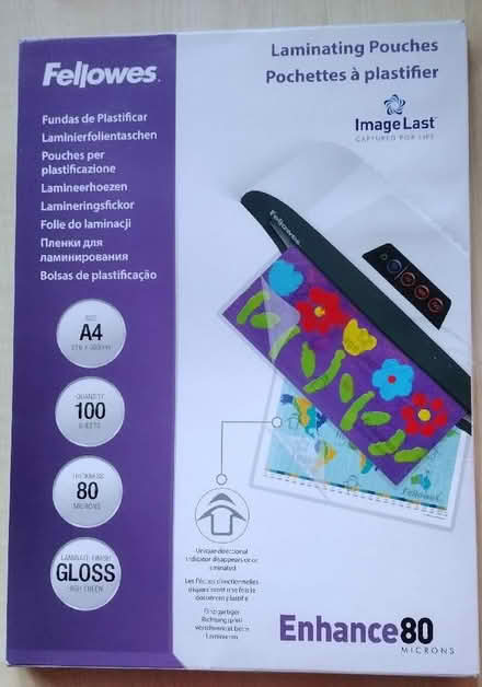 Photo of free Box of 100 Laminating Pouches (Martin's Heron RG12) #1