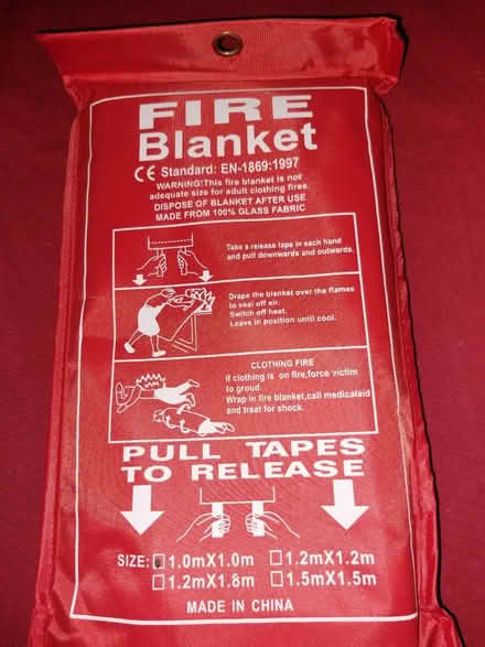 Photo of free Small fire blanket (Worcester Park KT4) #1