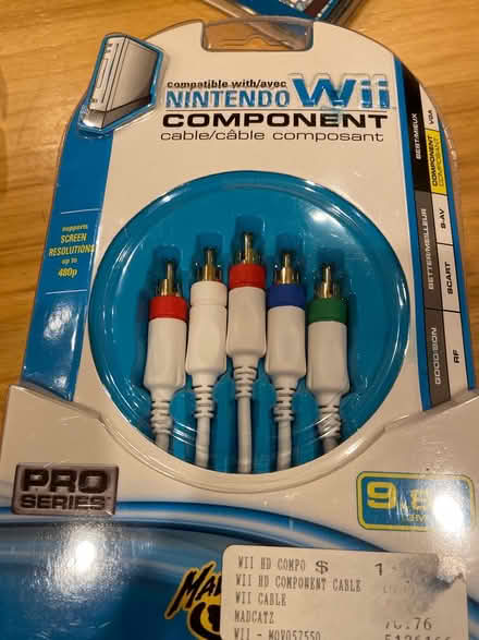 Photo of free Nintendo Wii cable component (north Downers Grove) #1