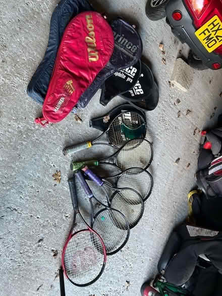 Photo of free 6 tennis rackets and covers (Chalfont St Giles HP8) #1
