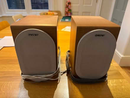 Photo of free Pair of Sony speakers (Hove Station area BN3) #1