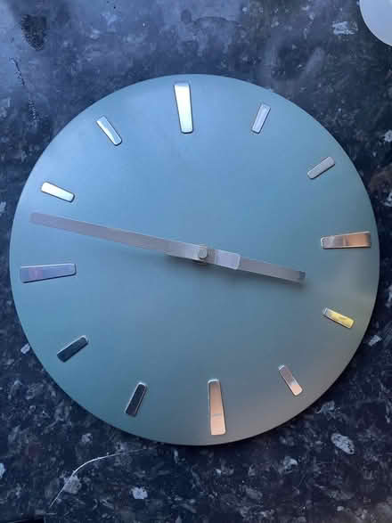 Photo of free Clock Grey Metal (Fareham Titchfield Common PO14) #1