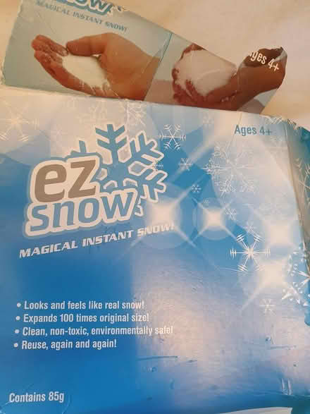 Photo of free EZ Snow - never used just add water (RG23 Winklebury) #1
