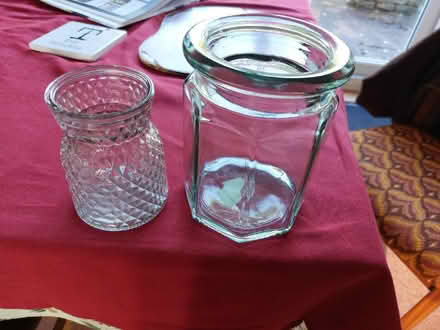 Photo of free Two glass jars (Worcester Park KT4) #1