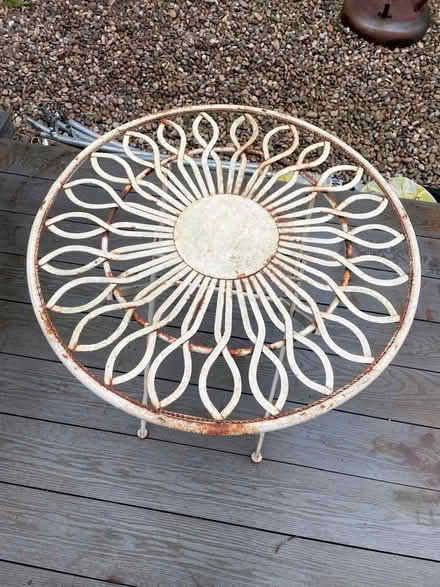 Photo of free Outdoor bistro cafe table (KT2 North Kingston) #1