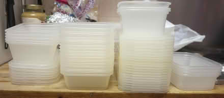 Photo of free 29 takeaway containers with lids (Willowbrae EH8) #1