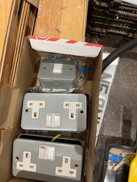 Photo of free Two sockets and switch (Markfield LE67) #1