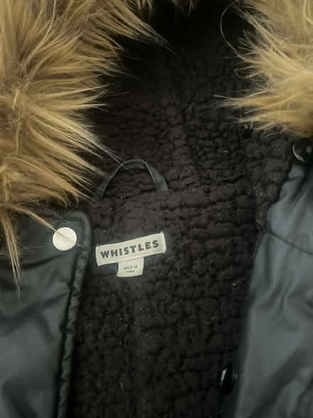 Photo of free Whistles winter coat/parka. XS 8 (East Didsbury/Burnage) #2