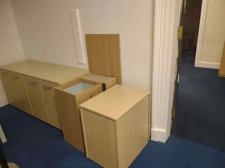 Photo of free desk and cabinet (Stonehaven AB39) #1