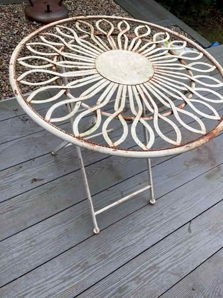 Photo of free Outdoor bistro cafe table (KT2 North Kingston) #2