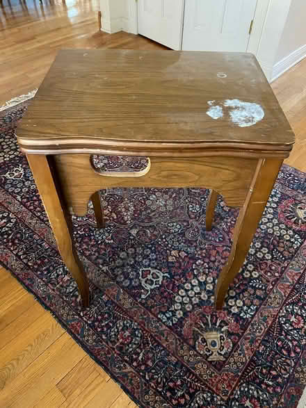Photo of free Sewing machine cabinet (North Wheaton) #2
